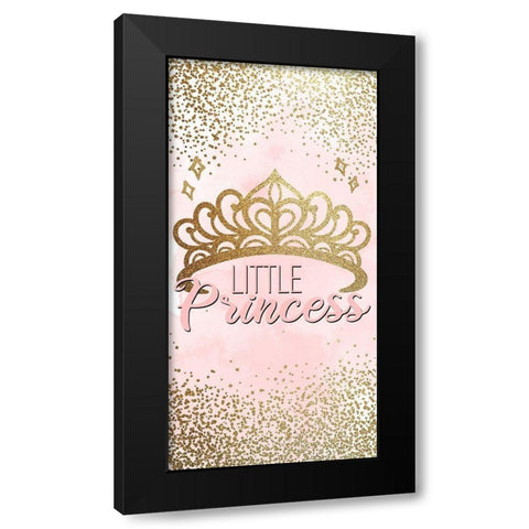 Little Princess Pink 1 Black Modern Wood Framed Art Print with Double Matting by Allen, Kimberly