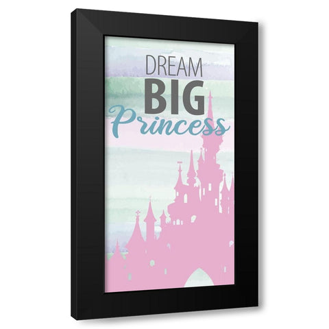 Fairytale Princess 6 Black Modern Wood Framed Art Print with Double Matting by Allen, Kimberly