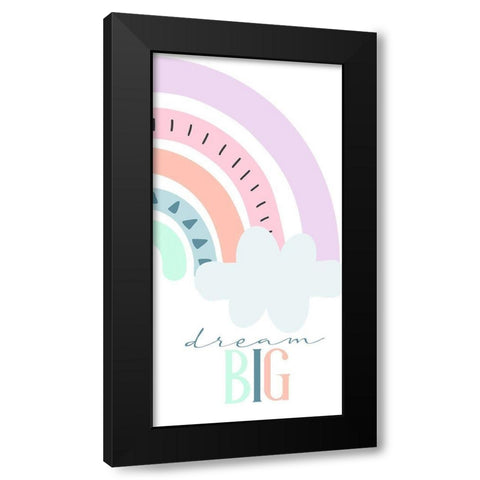 Follow 6 Black Modern Wood Framed Art Print by Allen, Kimberly