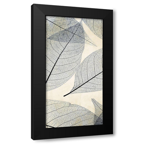 Transparent Leaves 2 Black Modern Wood Framed Art Print by Allen, Kimberly