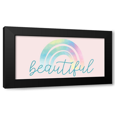 Beautiful Rainbow Black Modern Wood Framed Art Print by Allen, Kimberly