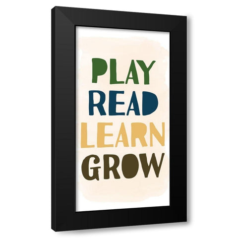 Grow 1 Black Modern Wood Framed Art Print with Double Matting by Allen, Kimberly