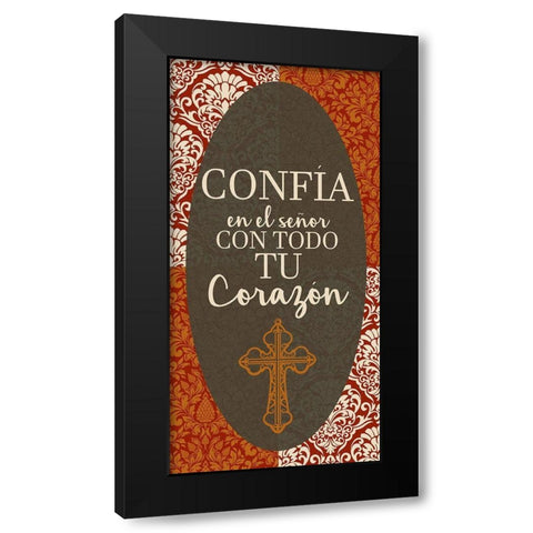 Hacer 1 Black Modern Wood Framed Art Print with Double Matting by Allen, Kimberly