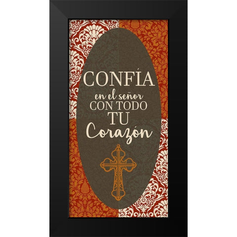 Hacer 1 Black Modern Wood Framed Art Print by Allen, Kimberly