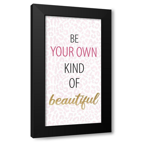 Believe Sparkle 6 Black Modern Wood Framed Art Print with Double Matting by Allen, Kimberly