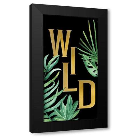 Wild 1 Black Modern Wood Framed Art Print with Double Matting by Allen, Kimberly
