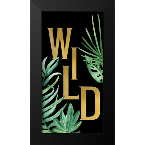 Wild 1 Black Modern Wood Framed Art Print by Allen, Kimberly