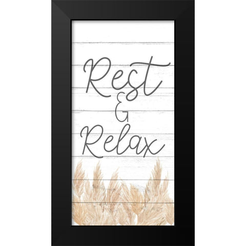 Rest 1 v2 Black Modern Wood Framed Art Print by Allen, Kimberly
