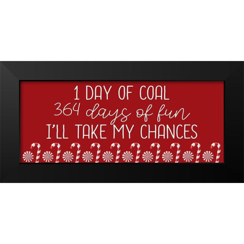 One Day Black Modern Wood Framed Art Print by Allen, Kimberly