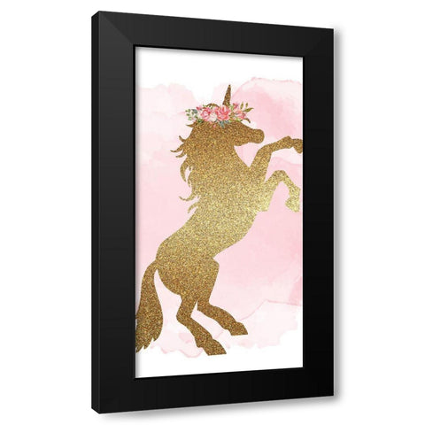 Believe in Magic 1 Black Modern Wood Framed Art Print with Double Matting by Allen, Kimberly