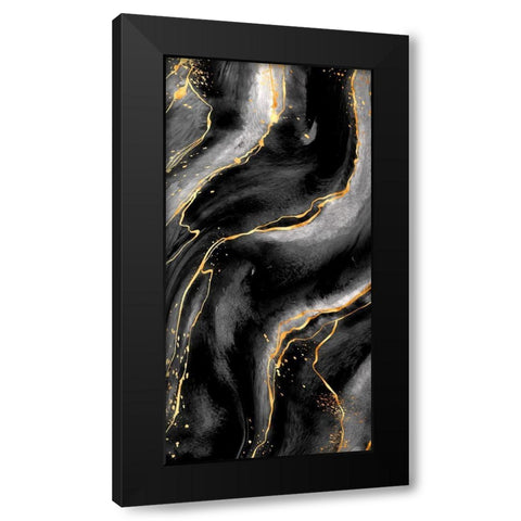 Just a Girl 1 Black Modern Wood Framed Art Print by Allen, Kimberly