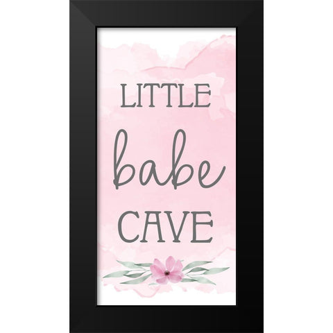 Little Babe Cave 1 Black Modern Wood Framed Art Print by Allen, Kimberly