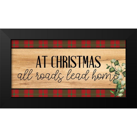 Twas the Night Black Modern Wood Framed Art Print by Allen, Kimberly