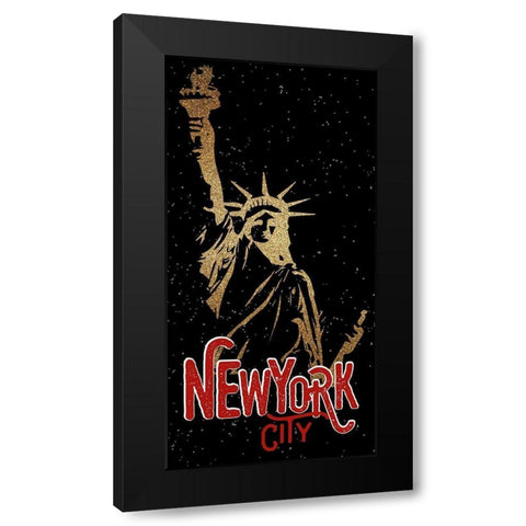 From NY 1 Black Modern Wood Framed Art Print by Allen, Kimberly