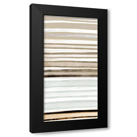 Panel Layered 1 Black Modern Wood Framed Art Print by Allen, Kimberly
