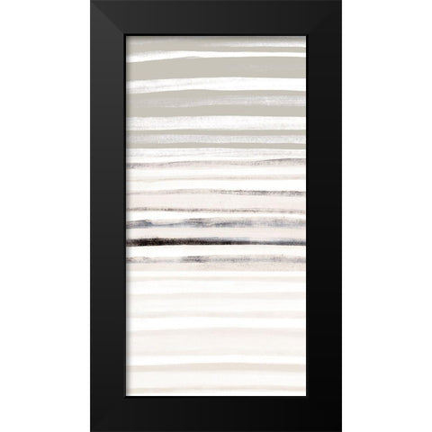 Panel Layered 1 Black Modern Wood Framed Art Print by Allen, Kimberly