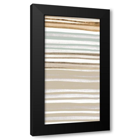 Panel Layered 2 Black Modern Wood Framed Art Print by Allen, Kimberly