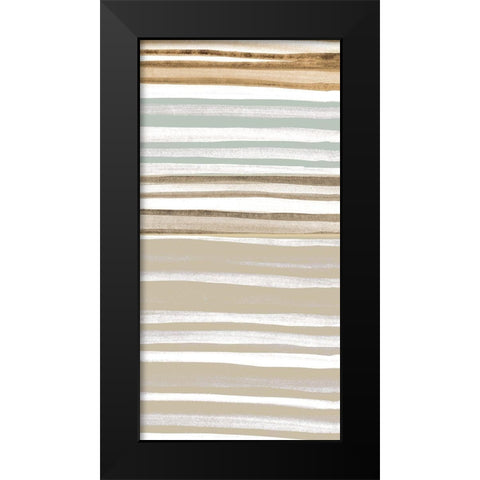 Panel Layered 2 Black Modern Wood Framed Art Print by Allen, Kimberly