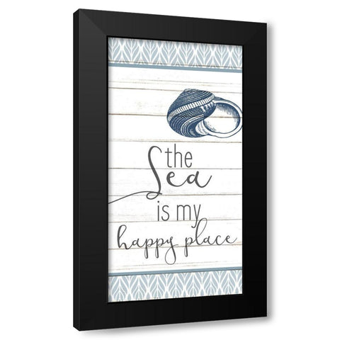 Relax and Sail 6 Black Modern Wood Framed Art Print with Double Matting by Allen, Kimberly