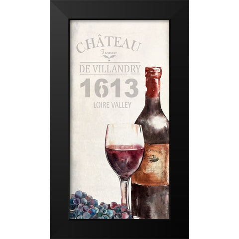 Vineyard Panel 2 Black Modern Wood Framed Art Print by Allen, Kimberly