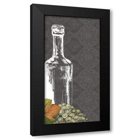 The Best Wine 1 Black Modern Wood Framed Art Print with Double Matting by Allen, Kimberly