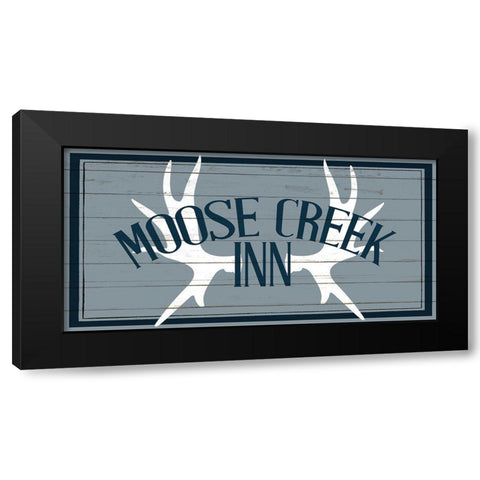 To the Lodge 3 Black Modern Wood Framed Art Print with Double Matting by Allen, Kimberly