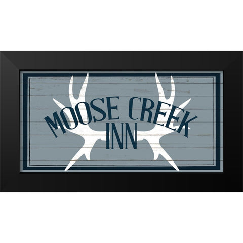 To the Lodge 3 Black Modern Wood Framed Art Print by Allen, Kimberly