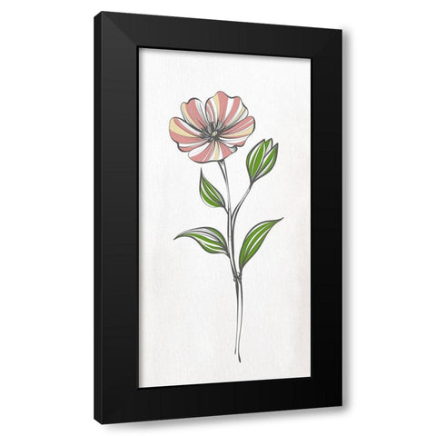 Spring Panel 2 Black Modern Wood Framed Art Print by Allen, Kimberly