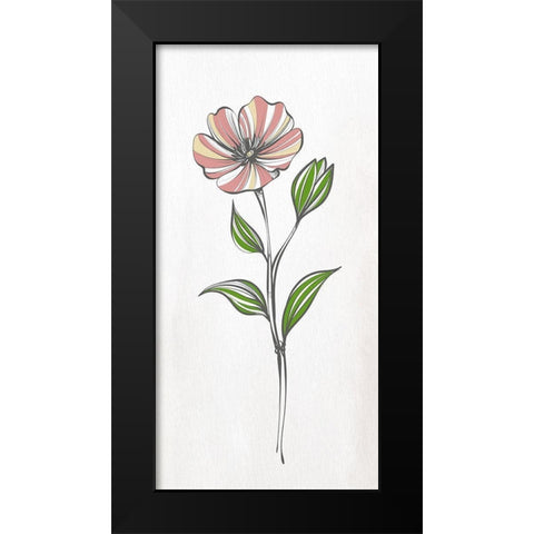 Spring Panel 2 Black Modern Wood Framed Art Print by Allen, Kimberly