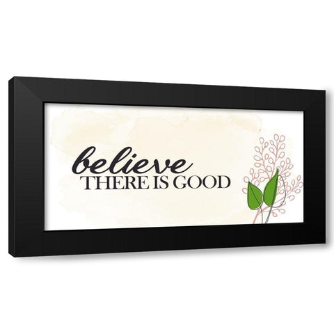 Believe There Is Black Modern Wood Framed Art Print with Double Matting by Allen, Kimberly