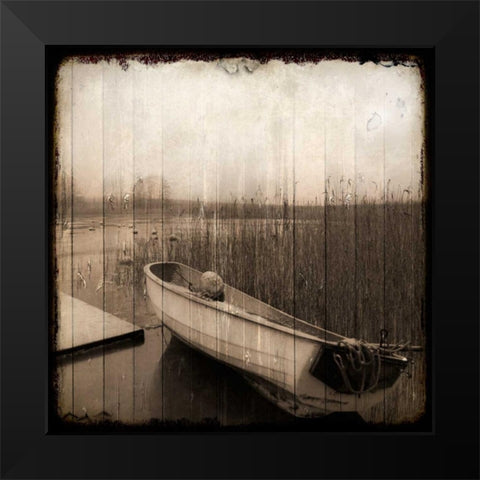 Stranded Morning Black Modern Wood Framed Art Print by Allen, Kimberly