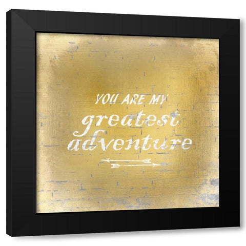 You Are My Black Modern Wood Framed Art Print with Double Matting by Allen, Kimberly