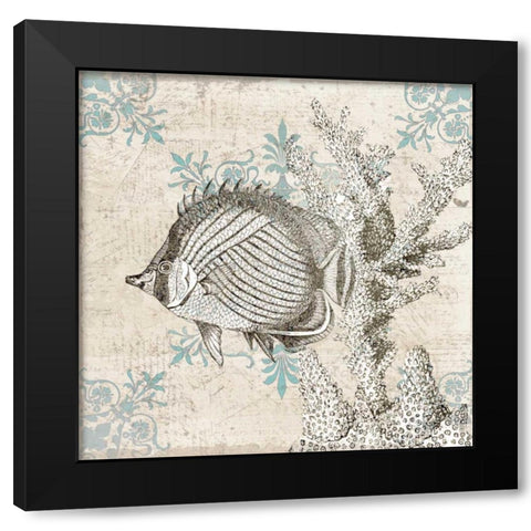 Sea Life A Black Modern Wood Framed Art Print with Double Matting by Allen, Kimberly