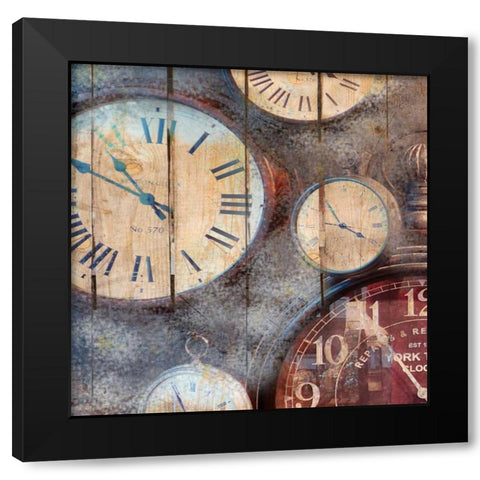 In Time 1 Black Modern Wood Framed Art Print with Double Matting by Allen, Kimberly
