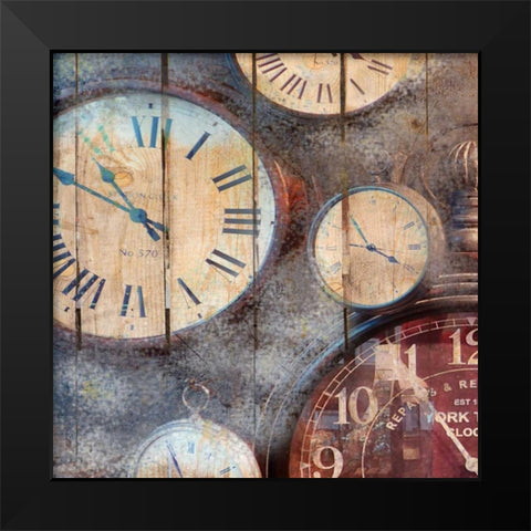 In Time 1 Black Modern Wood Framed Art Print by Allen, Kimberly