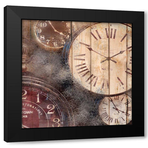 In Time 2 Black Modern Wood Framed Art Print by Allen, Kimberly