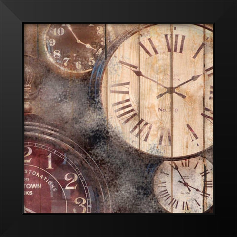 In Time 2 Black Modern Wood Framed Art Print by Allen, Kimberly