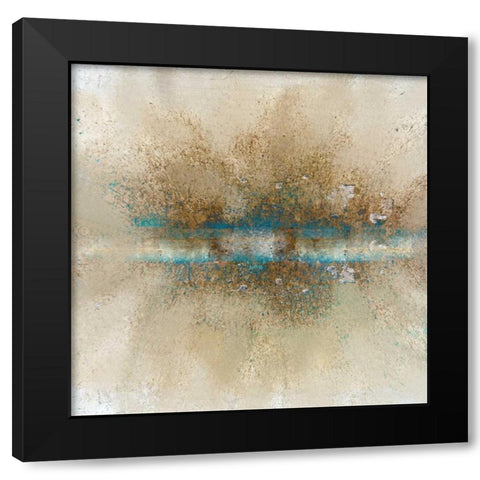 Burst 1 Black Modern Wood Framed Art Print by Allen, Kimberly