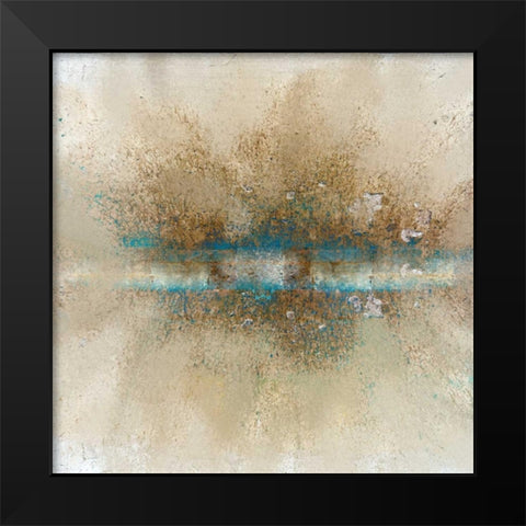Burst 1 Black Modern Wood Framed Art Print by Allen, Kimberly