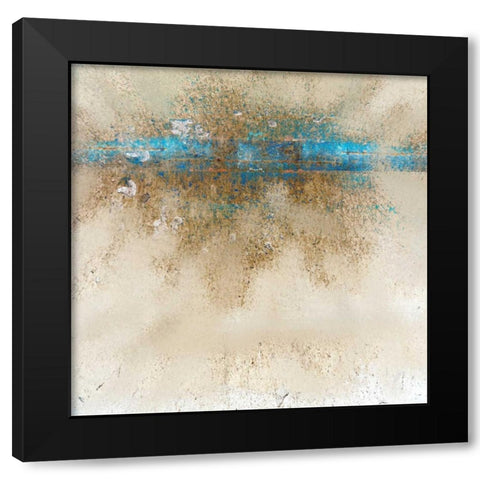 Burst 2 Black Modern Wood Framed Art Print by Allen, Kimberly