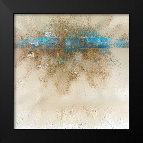 Burst 2 Black Modern Wood Framed Art Print by Allen, Kimberly