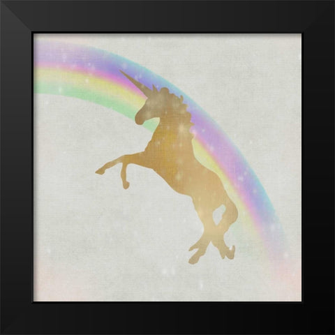 Follow the Rainbow 2 Black Modern Wood Framed Art Print by Allen, Kimberly