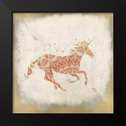 In Pink 1 Black Modern Wood Framed Art Print by Allen, Kimberly