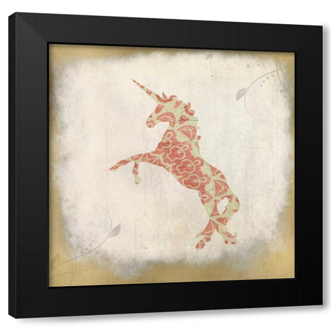 In Pink 2 Black Modern Wood Framed Art Print by Allen, Kimberly