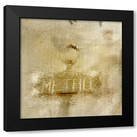 Metro Black Modern Wood Framed Art Print by Allen, Kimberly