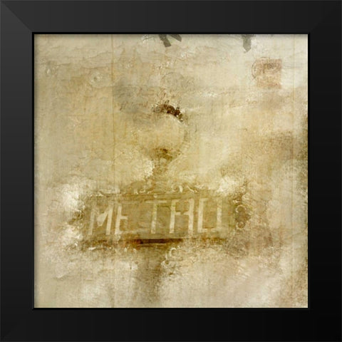 Metro Black Modern Wood Framed Art Print by Allen, Kimberly