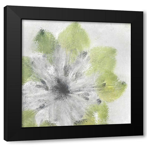 Soft Blooming Yellow 2 Black Modern Wood Framed Art Print with Double Matting by Allen, Kimberly