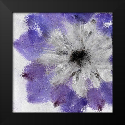 Navy Bloom 2 Black Modern Wood Framed Art Print by Allen, Kimberly