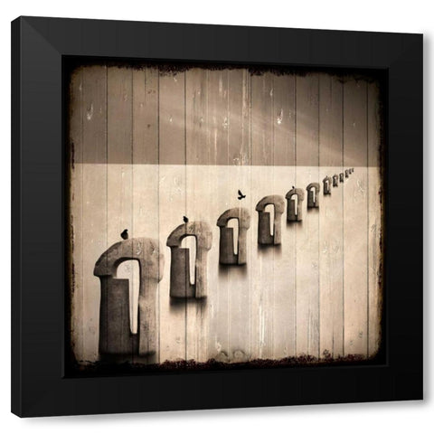 Sea of Fog Black Modern Wood Framed Art Print by Allen, Kimberly