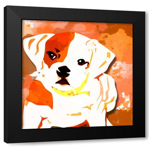 Dog in Color 2 Black Modern Wood Framed Art Print by Allen, Kimberly
